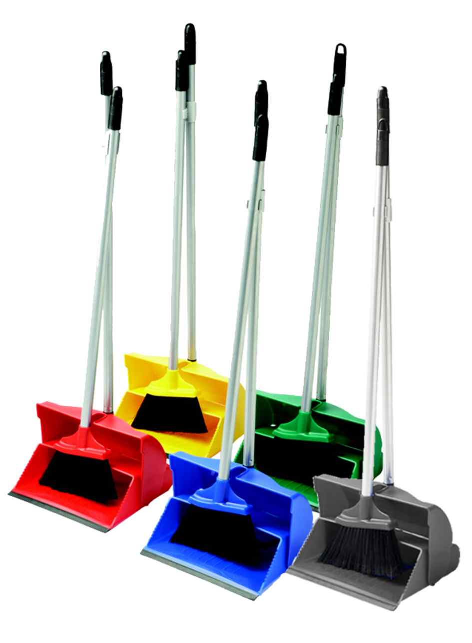 REACH CLEANING DUSTPAN BRUSH SET YLW X1